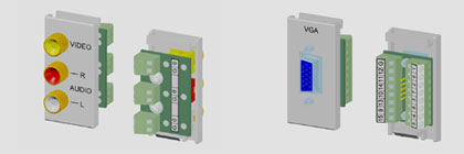 SVGA and RCA modules